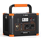 Tragbare Powerstation 500W (Spitze 1000W), 519Wh Solargenerator für den Außenbereich Backup Batterie Pack mit 2 230V AC Ausgängen, 10-Port Powerhouse für RV Camping Angeln Road Trip Home Notfall