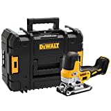 Dewalt 18V Akku-Pendelhubstichsäge DCS335NT (bürstenlos, verstellbarer Alu-Druckguss-Sägeschuh, 3-fach Pendelhub, inkl. Absaugadpater, Sägeschuh-Schutzauflage, TSTAK Box II, Lieferung ohne Akku)