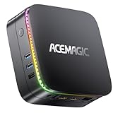 ACEMAGIC AK1Plus Mini PC, 12th Gen Ιntel Alder Lake Ν95 (up to 3.40 Ghz), 16GB DDR4 512GB SSD Mini Computer with Win 11 Pro | WiFi 5 | BT 4.2 | 4K UHD | RGB | RJ45, for Office Home Theatre