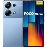 Poco M6 Pro Smartphone, 12+512GB Handy ohne Vertrag, 120Hz 6,67" AMOLED DotDisplay, 64MP OIS Dreifach-Kamera, 5000mAh, 67W Turbo-Charge, Dual-SIM, Blau (DE Version + 2 Jahre Garantie)