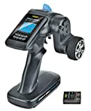 Carson 500500054 Genial 500500054-FS 3K Reflex Wheel Pro 3 LCD 2.4G Fahrzeug, Schwarz, Small