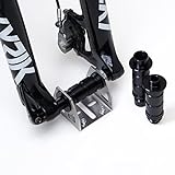 MOUNTAL Gabelhalterung für 15x110mm Steckachse MTB/Mountainbike (Fahrrad Transporthalterung)