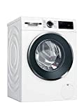 Bosch WNG24440 Serie 6 Waschtrockner, 9 kg Waschen und 6 kg Trocknen, 1400 UpM,AutoDry optimale, Fleckenautomatik entfernt 4 Fleckenarten, EcoSilence Drive leiser und effizienter Motor, Weiß