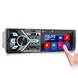 XOMAX XM-V426 Autoradio mit 4.1" / 10 cm Touchscreen Bildschirm I Bluetooth I USB, SD, MIC, AUX I Anschlüsse für Rückfahrkamera I USB-Ladefunktion I 1 DIN