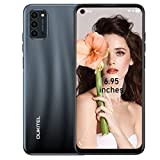 OUKITEL Handy Ohne Vertrag K9 Pro,6,95 HD+ Zoll großer Bildschirm Smartphone ohne vertrag,5000 mAh Akku,13MP Quad-Kamera/8MP Frontkamera,4GB+64GB(SD128),Android 11.0 Dual SIM 4G Handy/OTG-Schwarz