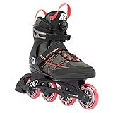 K2 Skates Damen Inline Skates ALEXIS 80 BOA, grey - coral, 30G0317.1.1.100