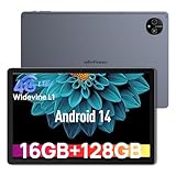 Ulefone Tab A11 Pro Tablet Android 14, 16GB RAM + 128GB ROM (1TB TF) Gaming Tablet, Großes Display 11 Zoll Tablets 8800mAh Akku, Widevine L1 Quad-Stereolautsprecher 16MP+8MP, 4G Dual SIM Tablet PC