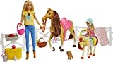 Barbie FXH15 - Reitspaß Spielset (blond), Chelsea, Pferd und Pony, Puppen Spielzeug ab 3 Jahren