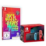 Nintendo Switch Konsole - Neon-Rot/Neon-Blau + Just Dance 24 Switch