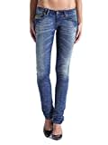 Diesel Damen Jogginghose Grupee-NE Super Skinny Leg Jeans 606D - Blau - ^