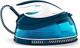 Philips PerfectCare Kompaktes Dampfbügeleisen mit 400 g Dampfboost, 2400 W, blau und weiß - GC7840/26