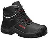 ELTEN Sicherheitsschuhe RENZO GTX XW Mid ESD S3 CI, Herren, Leder, Stahlkappe, leicht, robust, Schwarz, Größe: 45