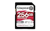 Kingston Canvas React Plus V60 SD 256GB SDXC UHS-II 280R/150W U3 V60 for Full HD/4K