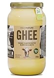 Exponatura Bio-Ghee - Geklärte Butter nach alter ayurvedischer Rezeptur - nur aus der Milch von Weidekühen - laktosefrei, extrem bekömmlich (850 g, Ghee)