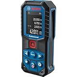 Bosch Professional Laser-Entfernungsmesser GLM 50-22 (Reichweite: bis zu 50 m, robust, IP65, ± 1,5 mm*, 2x AA-Batterie, Schlaufe, Tasche)