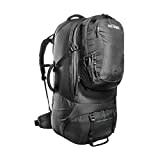 Tatonka Great Escape 75+10 - Reiserucksack mit großer Kofferöffnung, abnehmbarem Daypack (10l) und abdeckbarem Tragesystem - 85 Liter - 74 x 33 x 23 cm - black