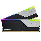 fanxiang RGB DDR5 RAM 32GB Kit (2x16GB) 6400MT/s CL40, Overclocking Gaming, Intel XMP 3.0 / AMD Expo, PC Computer Arbeitsspeicher, Grau