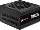 Corsair RM1000e (2023) Vollmodulares, Geräuscharmes ATX-Netzteil - ATX 3.0- Und PCIe 5.0-kompatibel - 105°C-Kondensatoren - 80 Plus Gold-Effizienz - Modern Standby-Unterstützung - Schwarz