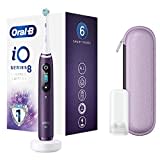 Oral-B iO Series 8 Elektrische Zahnbürste, wiederaufladbar, mit 1 Griff mit künstlicher Intelligenz, 1 Bürste und 1 Premium-Reiseetui