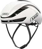 ABUS Rennradhelm Gamechanger 2.0 MIPS - High Performance Aerohelm mit optimierter Aerodynamik und Belüftung - für Damen und Herren - Größe L, Weiß