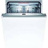 Bosch SBD6ECX57E Serie 6 Smarter XXL-Geschirrspüler vollintegriert, 60 cm breit, bis 92,5 cm extra hoch, Besteckschublade, Made in Germany, Rackmatic höhenverstellbarer Oberkorb