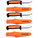 Jagdaktiv 3er Pack Messer Morakniv Basic Sauscharf Orange Drückjagd Messer Jäger Sonderedition