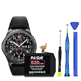 [520mAh] Akku für Samsung Gear S3 Frontier, Verbesserter Ersatzakku mit hoher Kapazität für Samsung Gear S3 Classic SM-R770 R760 R765 EB-BR760ABE GH43-04699A mit professionellen Reparaturwerkzeugen