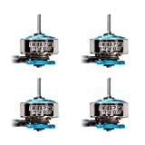 BETAFPV 4pcs 0802SE 19500KV 1S Brushless Motor Ultralight Weight 1S FPV RC Motor Compatible for 65/75mm 1S Brushless Racing Whoop Drone Quadcopter like Meteor Series FPV Drones-Iceblue