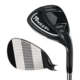 MAZEL Golf Lob Wedge 70 Grad 35 Zoll Rechtshänder, CNC gefräste Gesicht Sand Keil, Picthing Wedge (Single Black, 70 Degree,RH)