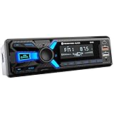 RDS Autoradio Bluetooth, Wistrue Autoradio mit Typ-C-Ladeanschluss FM/AM 1DIN Autoradio mit Bluetooth Freisprecheinrichtung /2 USB/MP3 Player/AUX/SD/Kompatibel mit iOS und Android