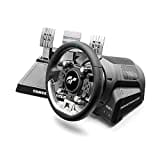 Thrustmaster T-GT II, Rennlenkrad mit Set aus 3 Pedalen, PS5, PS4, PC, Echtzeit-Force-Feedback, Bürstenloser 40-Watt-Motor, Doppelriemensystem, Magnet-Technologie, Austauschbares Lenkrad