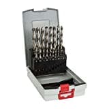 Bosch Professional 19tlg. HSS-G ProBox Metallbohrer-Set (für Stahl, Ø 1-10 mm, Zubehör Bohrschrauber und Bohrständer)