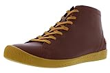 Softinos Damen Boots IBBI, Frauen,Schnürstiefel,lose Einlage,Winterschuhe,uebergangsschuhe,Boots,Braun (Cognac),40 EU / 6.5 UK