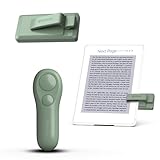 SK SYUKUYU RF Fernbedienung Seitenwenden zum Lesen auf Tolino,Kobo,Page Turner Umblättern for iPad/iPhone/Android Tablets, Ferngesteuerter for Kamera Videoaufzeichnung(Grün)