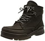 Ecco Herren Track 25 Mid-Cut Boot, Black/Moon Rock, 43 EU