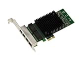 KALEA-INFORMATIQUE PCIe x1 Netzwerk-Controller-Karte 4 Ports RJ45 Quad LAN GIGABIT 10 100 1000 1G Ethernet mit Intel Chipsatz 82571