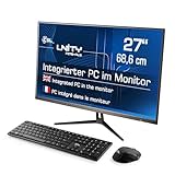 All-in-One-PC CSL Unity F27B-ALS, 68,58 cm (27 Zoll, 1920x1080 Full HD) - Leistungsstarker AIO (Intel N200 CPU 4x3700 MHz, 1000 GB SSD, 32 GB DDR4-RAM, Windows 11 Pro), schwarz