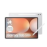 Samsung Galaxy Tab S10+ AI Tablet, Android Tablet, 12 GB RAM, 512 GB Speicher, AMOLED-Display, Antireflexionsbeschichtung, Inkl. S Pen, WiFi , Platinum Silver, 36 Monate Herstellergarantie