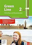 Green Line 2 G9: Fit für Tests und Klassenarbeiten. Arbeitsheft mit Lösungen und Mediensammlung Klasse 6 (Green Line G9. Ausgabe ab 2019)