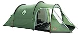 Coleman Zelt Coastline 3 Plus | kompaktes 3 Mann Zelt | 3 Personen Tunnelzelt | leichtes Campingzelt mit Vorzelt und Fenstern | Wasserdicht Dank 3.000mm Wassersäule