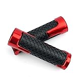 Für NIU N1 N1S M1 U1 M+ Ngt U+ A/B NQi MQi UQi GT/GTS 2018-2023 7/8" 22MM Motorradzubehör Handgriffe Griff Bar Anti-Rutsch(Rot)