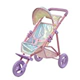 Olivia's Little World Von Teamson Kids Kinderwagen Spielzeug mit Aufbewahrung Für Puppen, Mehrfarbig Irisierend OL-00016