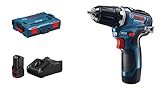 Bosch Professional 12V System Akku Bohrschrauber GSR 12V-35 (inkl. 2x Akku GBA 12V 3.0Ah, Schnellladegerät GAL 12V-40, L-BOXX)