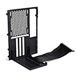 Lian Li O11D-1X-4 Mini PCIe Riser Card + PCI-Slot-Blende für Vertical GPU Mount - 20 cm PCIe Kabel GPU Riser - Kompatibilität mit Lian Li O11 Dynamic Mini - PCIe 4.0 Riser Schwarz