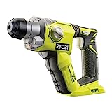 RYOBI 18 V ONE+ Akku-Bohrhammer R18SDS-0 (Schlagenergie 1.3 J, Max. Bohrdurchmesser in Holz/Mauerwerk/Stahl 16/16/13mm, ohne Akku und Ladegerät)