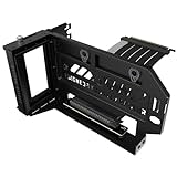 Cooler Master Vertical GPU Holder Kit V3 – Für E-ATX/ATX/mATX PC-Gehäuse & PCI-E 4.0-Geräte, anpassbare modulare Grafikkartenunterstützung, dicke SGCC-Stahlhalterung, inkl. 165mm Riser-Kabel – Schwarz