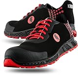 KRÄHE Black Crow S3 ESD SRC Sicherheitshalbschuhe I Arbeitsschuhe & Sicherheitsschuhe für Herren