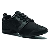 Rumpf Mojo Dancesneaker Tanzsneaker Tanzschuhe Hip Lindy Hop Gymnastik Trainings Hallen Aerobic Schuhe , schwarz, GB 6.5, EU 40