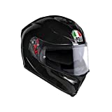 AGV Herren K5 S ECE 22-05 Solid Motorrad Helm, Schwarz, XXL