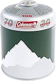 Coleman C500 Gaskartuschen 6er Pack, 6 x Ventilkartuschen mit Schraubventil, Gaskartuschen für Campingocher, Campinggrill oder Lampen, leistungsstarkes Butan/Propan Gemisch